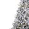 9ft. Pre-Lit Snowy Hudson Artificial Christmas Tree, Warm White LED Lights